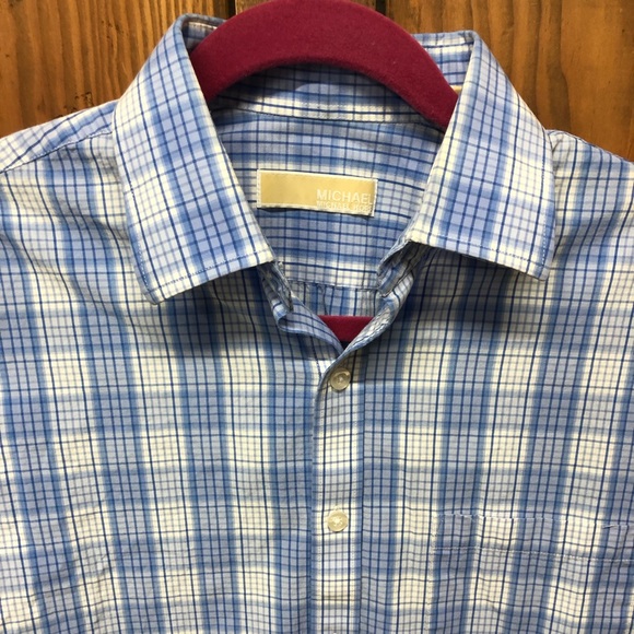 Michael Kors men’s size medium blue dress shirt - Picture 4 of 5